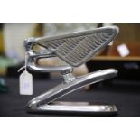Chrome flying Bentley B, H: 16 cm. P&P Group 2 (£18+VAT for the first lot and £3+VAT for