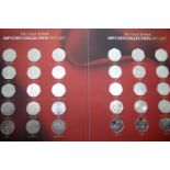 1997 to 2017 50p coin collection (missing Kew Gardens). P&P Group 1 (£14+VAT for the first lot