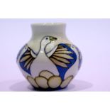 Moorcroft Six Geese vase, H: 8 cm. P&P Group 1 (£14+VAT for the first lot and £1+VAT for