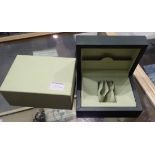 Empty Rolex watch box lacking watch ring but with wipe and outer box. P&P Group 2 (£18+VAT for the