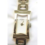 Boxed ladies gold plated Rotary wristwatch, with guarantee certificate, circa 2010. P&P Group 1 (£