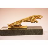 An original cast gilded Jaguar mascot, believed one of only six cast, for presentation purposes.P&