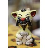 Lorna Bailey cat Make My Day, H: 12 cm. P&P Group 1 (£14+VAT for the first lot and £1+VAT for
