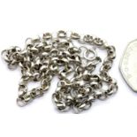 Silver 18" neck chain. P&P Group 1 (£14+VAT for the first lot and £1+VAT for subsequent lots)