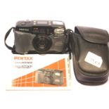 Cased Pentax ESP10 105wr camera. P&P Group 2 (£18+VAT for the first lot and £3+VAT for subsequent