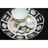 Large Royal Crown Derby Imari plate and matching sugar bowl. P&P Group 1 (£14+VAT for the first