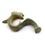 Viking/Anglo Saxon zoomorphic clasp. P&P Group 1 (£14+VAT for the first lot and £1+VAT for