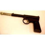 T J Harrington air pistol 'The Gat'. P&P Group 1 (£14+VAT for the first lot and £1+VAT for