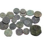 30 mixed Roman coins. P&P Group 1 (£14+VAT for the first lot and £1+VAT for subsequent lots)