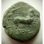 Greek Bronze of Apollo / Chariot and Rider Reverse. P&P Group 1 (£14+VAT for the first lot and £1+