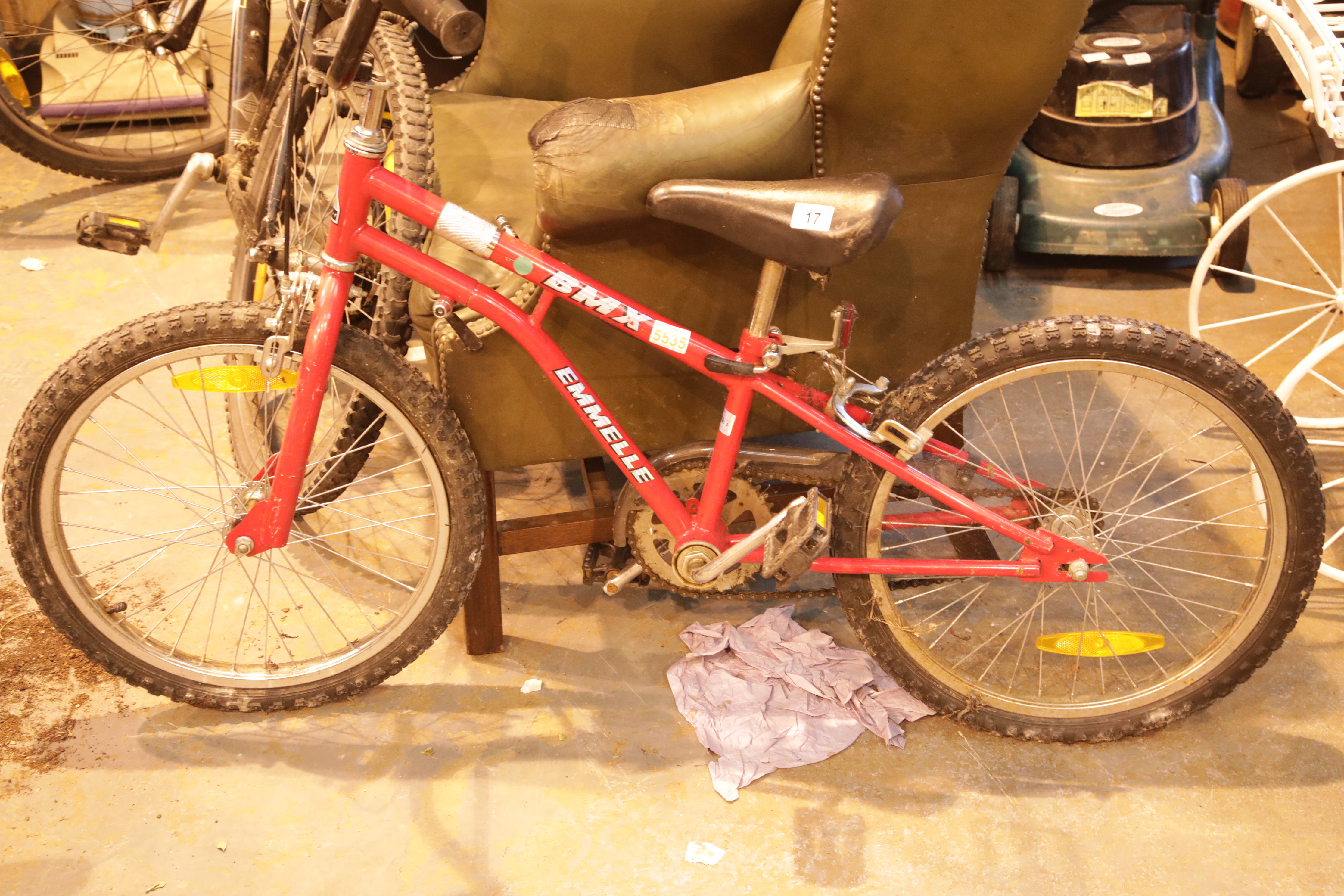 Childs Emmelle BMX bike. Not available for in-house P&P.