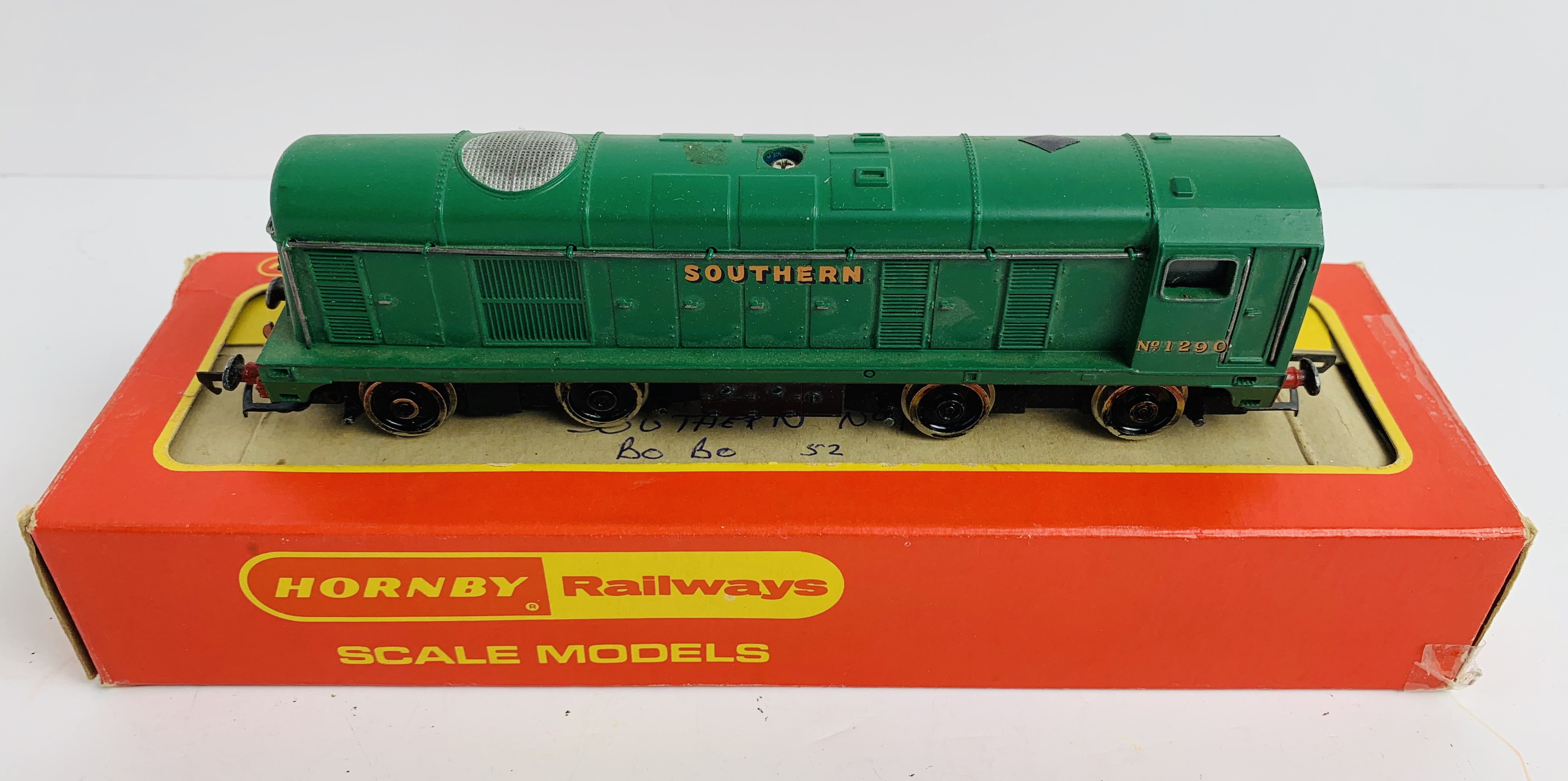 Hornby Dublo Class 20 - Repainted Southern - Incorrect Box - 3x Sideframe loose. P&P Group 2 (£18+