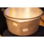 Large aluminium jam pan. Not available for in-house P&P.
