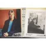 Folder of Richard Dean Anderson related photographs and signatures, no provenance. P&P Group 2 (£