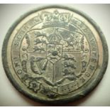 Period evasion counterfeit of Silver Shilling of King George III. P&P Group 1 (£14+VAT for the first