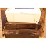 Two HP printers and a Denon stereo (all without leads). Not available for in-house P&P.