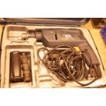 Black and Decker KD154RE 230v drill and stand. Not available for in-house P&P. Condition Report: All
