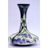 Moorcroft Otley Chevin bluebell vase, H: 16 cm. P&P Group 2 (£18+VAT for the first lot and £2+VAT