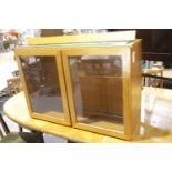 Beaver & Tapley 33 wall mounted display case with mounting bracket and light unit. This lot is not