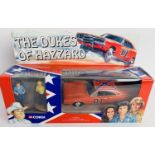 Corgi CC05301 1:36 'The Dukes of Hazzard' Gift Set - Dodge Charger & Resin Figure - Boxed. P&P Group