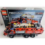 Lego Technic 42068 Airport Rescue Vehicle - READY BUILT - with Original Box. P&P Group 2 (£18+VAT
