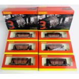 6x Hornby OO RMC Procor Wagons - All Weathered - Consisting of 2x Triple Packs - All Boxed. P&P