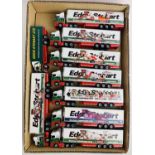 9x Oxford Diecast 1:76 'Eddie Stobart' HGV - Unboxed. P&P Group 2 (£18+VAT for the first lot and £