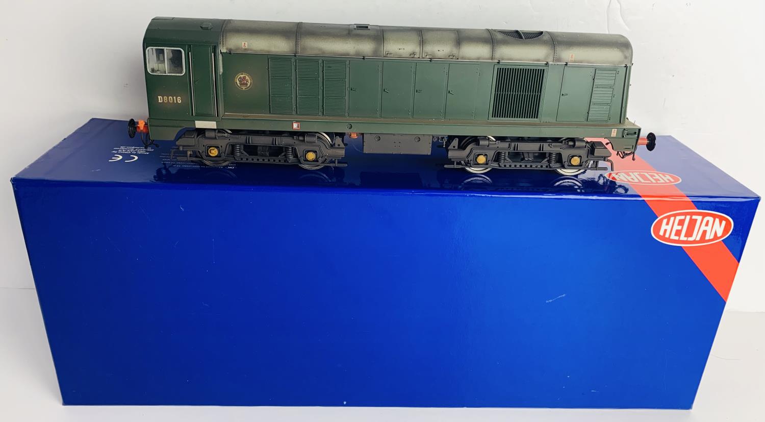 Heljan O Gauge 2000 Class 20 BR Green Small Yellow Ends - Appears Un Run - Pro Weathered - Detail