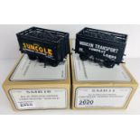 2x Skytrex Models O Gauge Private Owner Coke Wagons - To Include: SMR10 Suncloe & SMR11 Modern