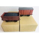 2x Skytrex Models 7mm O Gauge BR Wagons - Both Boxed. P&P Group 2 (£18+VAT for the first lot and £