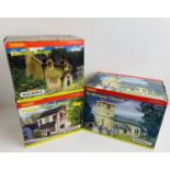 3x Hornby Skaledale OO Gauge Buildings - Including R8501, R8507, R8502 - All Boxed. P&P Group 2 (£