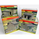 4x Hornby Skaledale OO - 'Home Farm' Buildings Set - To include: R8567, R8602, R8610, R8608 - All