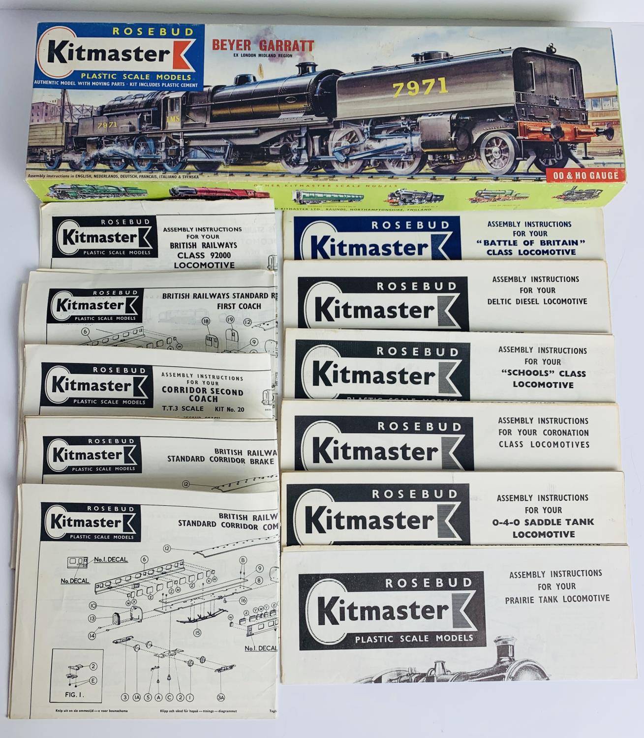Kitmaster OO/HO Gauge Beyer Garratt Kit - Kit has been Part Built - Contents Unchecked - Comes