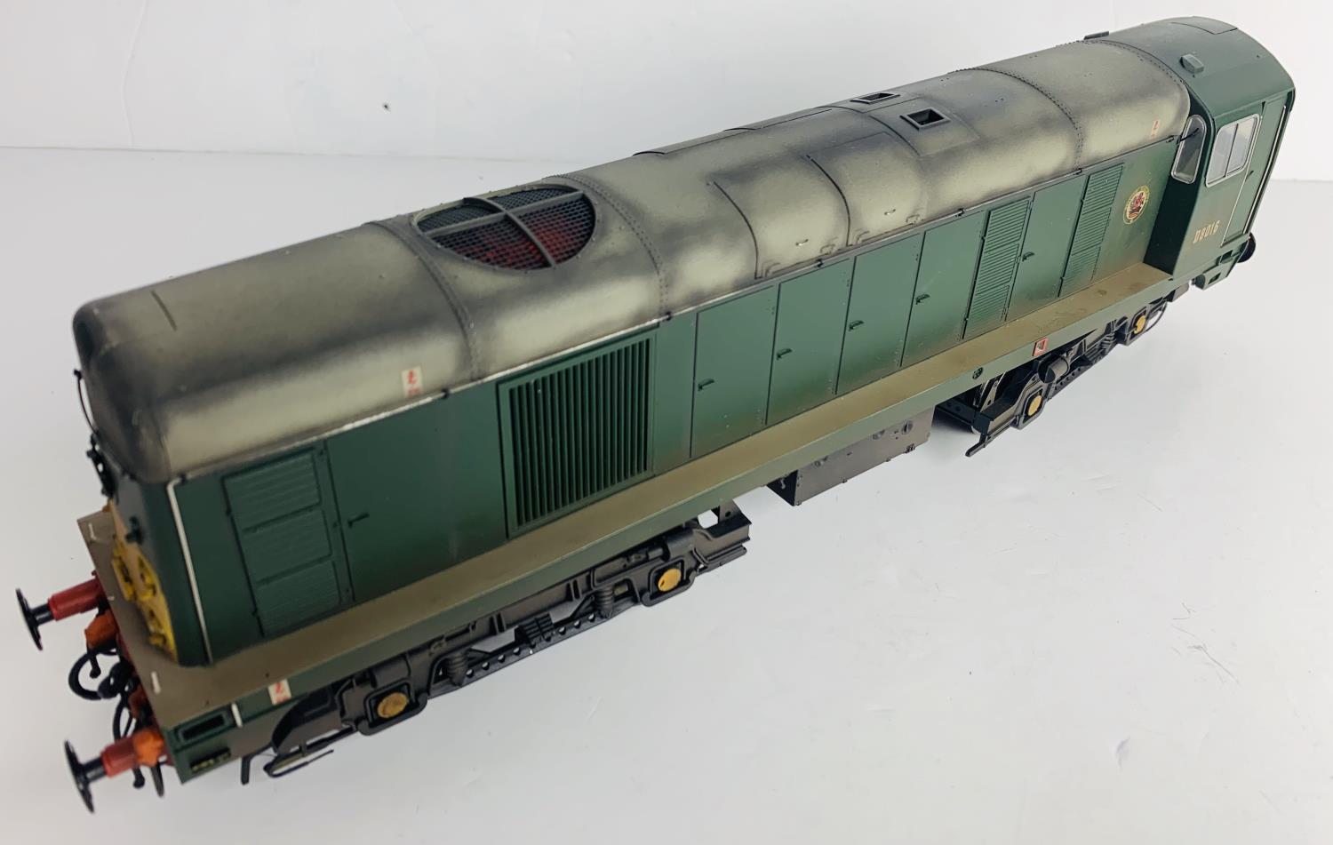 Heljan O Gauge 2000 Class 20 BR Green Small Yellow Ends - Appears Un Run - Pro Weathered - Detail - Image 2 of 3