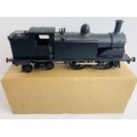 Well Built Fine Scale 7mm O Gauge 0-4-4 Brass Tank Loco - Plain Black Undecorated. P&P Group 2 (£