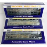 3x Dapol Fastline Freight 'Rail Express' FEA-B Container Flat Wagons Twin Packs Limited Editions -