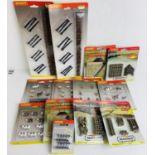 13x Hornby OO Gauge Accessory Packs - Including Stone Walls, Fencing, Wheels, Figures etc - All