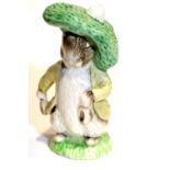 Royal Albert trial Benjamin Bunny with unpainted eyes. Small chip to base. P&P Group 1 (£14+VAT