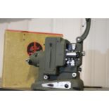 Paillard Bolex M8 standard 8mm cine projector c1950s in original box. P&P Group 3 (£25+VAT for the