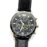 Gents Accurist Tachymeter MS848B 100m water resistant wristwatch. P&P Group 1 (£14+VAT for the first