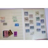 Stockbook of Island and local postage stamps. P&P Group 1 (£14+VAT for the first lot and £1+VAT