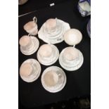 *** WITHDRAWN *** Paragon ceramic tea service of 21 pieces. Not available for in-house P&P.