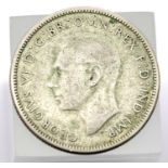 1946 - Silver Australian Florin - King George VI. P&P Group 1 (£14+VAT for the first lot and £1+