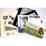 Mixed stamps, first day covers mint, silks, coin covers etc. P&P Group 1 (£14+VAT for the first