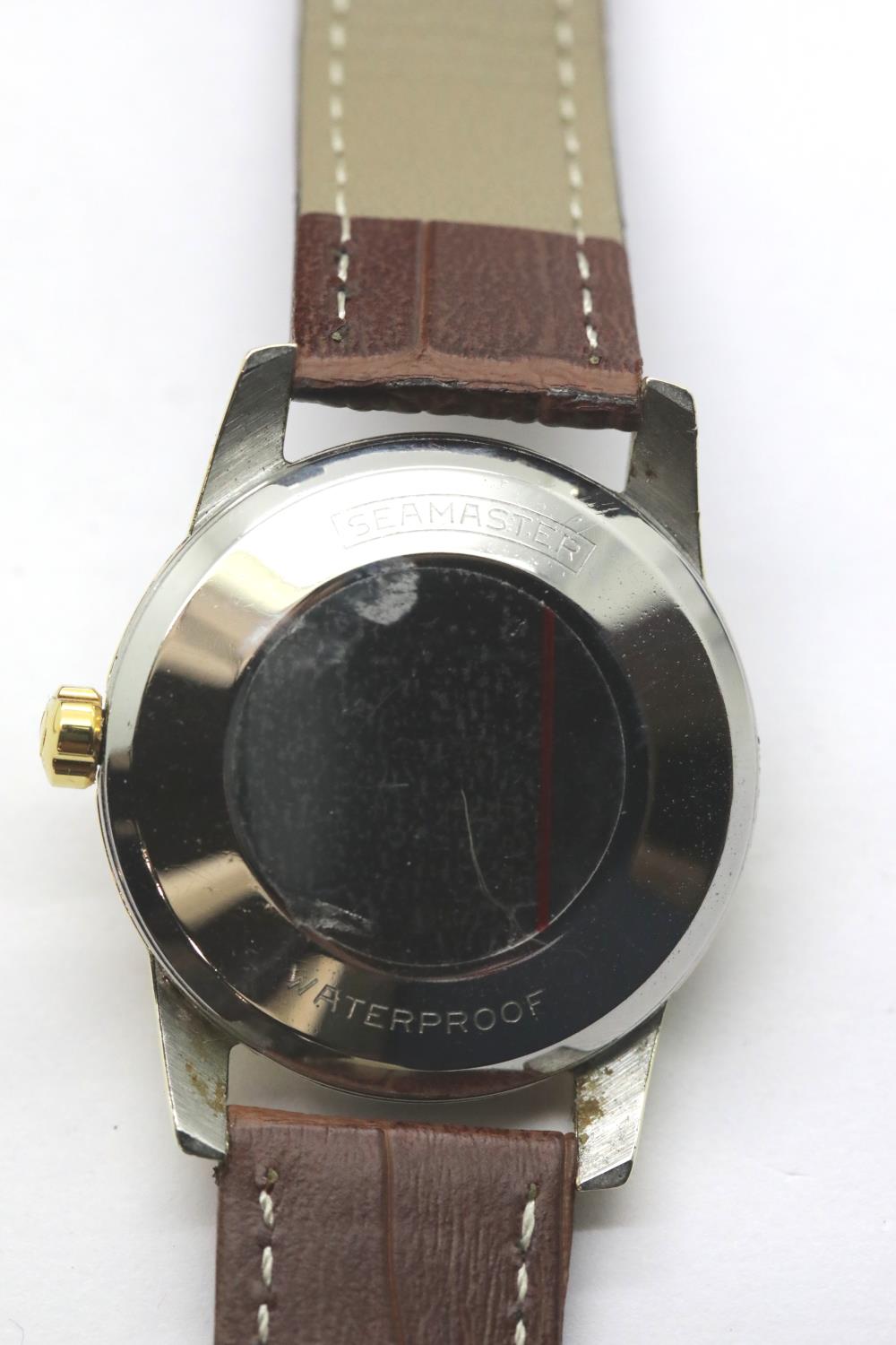 Vintage gold filled Omega Automatic Seamaster gents wristwatch c1955. P&P Group 1 (£14+VAT for the - Image 2 of 3