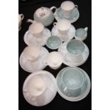 Mixed Susie Cooper teaware. P&P Group 3 (£25+VAT for the first lot and £5+VAT for subsequent lots)