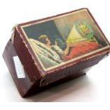 Vintage Magic Lantern boxed with seven slides. P&P Group 2 (£18+VAT for the first lot and £3+VAT for
