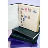 Five albums of alphabetical world stamps. P&P Group 3 (£25+VAT for the first lot and £5+VAT for