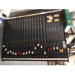 Soundcraft Series 200B mixer desk. Not available for in-house P&P