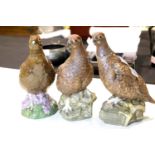 Three Royal Doulton whisky flagons, H: 24 cm. Not available for in-house P&P Condition Report: One